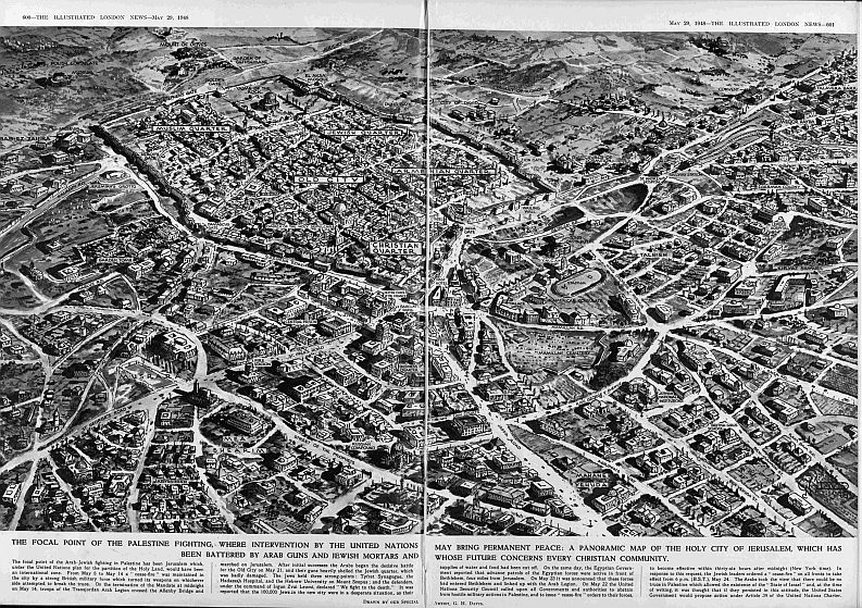 JerusalemPanoramic Map
